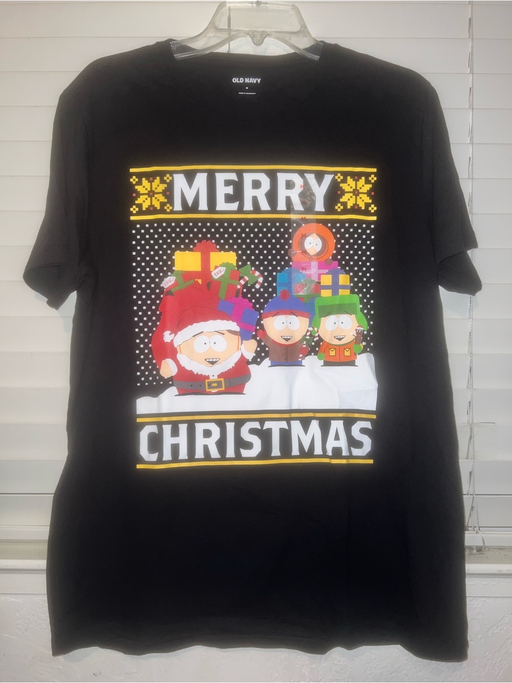 South Park - Merry Christmas T-shirt - size medium Brande New - old navy